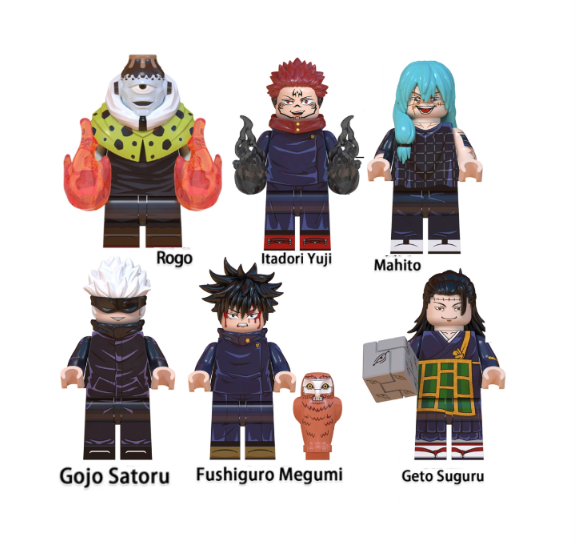 KIMETSU CONJUNTO MINIFIGURAS LEGO COMPATIBLE